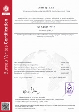 Certyfikat ISO&nbsp;14001:2015 dla Lindab